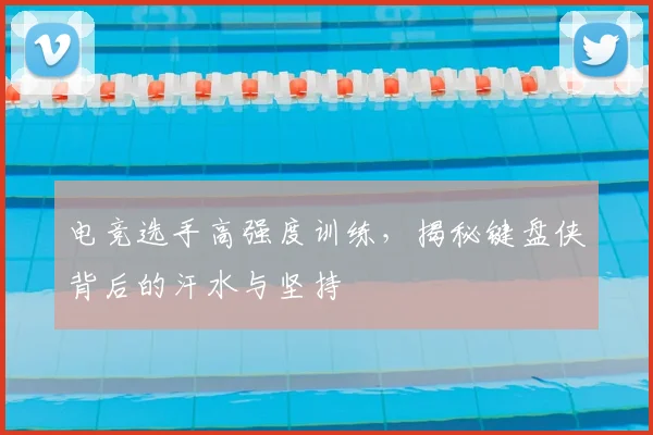 电竞选手高强度训练，揭秘键盘侠背后的汗水与坚持